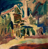 Cityscape - Syed Haider Raza (Early Works) - Framed Prints