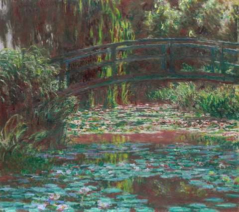 Japanese Bridge In Giverny by Claude Monet
