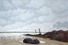 Coastal Landscape with Galway Hookers - Paul Henry RHA - Irish Master - Landscape Painting - Art Prints