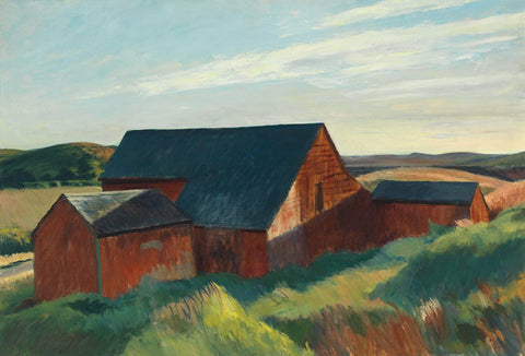 Cobbs Barns In South Truro - Edward Hopper Painting by Edward Hopper