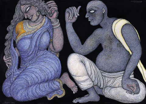 Couple - Large Art Prints by Jogen
