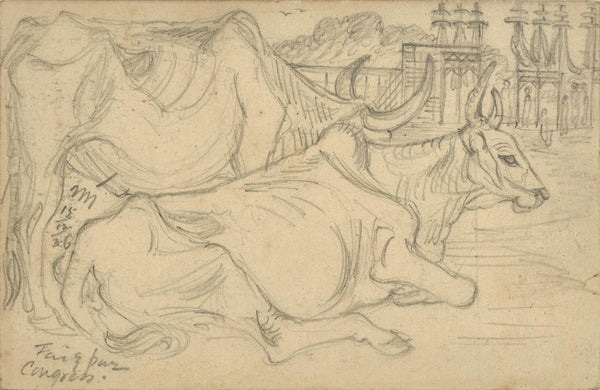 Cows - Nandalal Bose - Art Prints