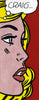 Craig - Roy Lichtenstein - Modern Pop Art Painting - Framed Prints
