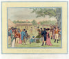 Cricket At Lord's In 1822 - Vintage Cricket Lithograph - Sports Memorabilia - Art Prints