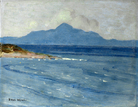Croagh Patrick From Achill Island - Paul Henry RHA - Irish Master - Landscape Painting - Canvas Prints