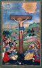 Crucifixion - Kesu Das - 1590 Mughal Christian Art Painting - Framed Prints
