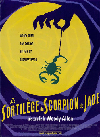 Curse Of The Jad Scorpion - Helen Hunt - Woody Allen - Hollywood French Movie Poster - Framed Prints