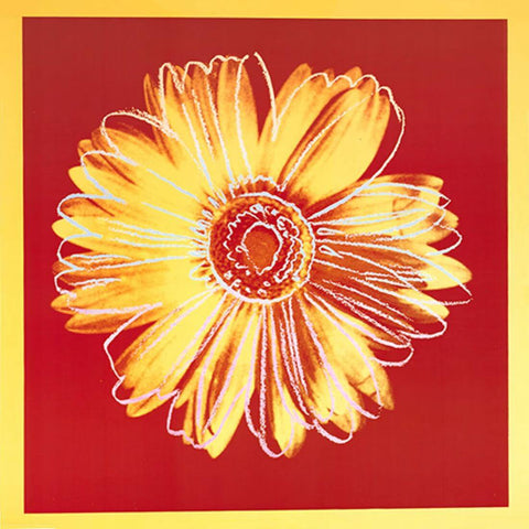 Daisy (Yellow) - Andy Warhol - Pop Art Print by Andy Warhol