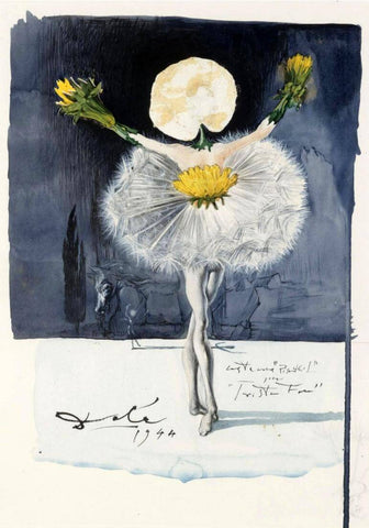 Dance Of The Dandelion - Salvador Dali Painting by Salvador Dali