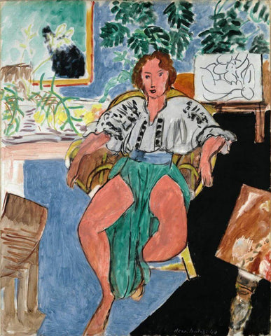 Dancer Resting - Henri Matisse - Neo-Impressionist Art Painting by Henri Matisse