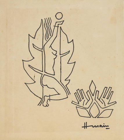 Devotion - Maqbool Fida Husain Painting - Posters