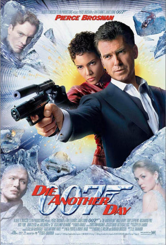 Die Another Day - Pierce Brosnan Halle Berry  - James Bond Movie Poster - Large Art Prints by Joel Jerry