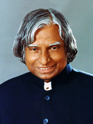 Doctor Abdul Kalam - ex-President of India - Missile Man Of India - Portrait by Tallenge Store