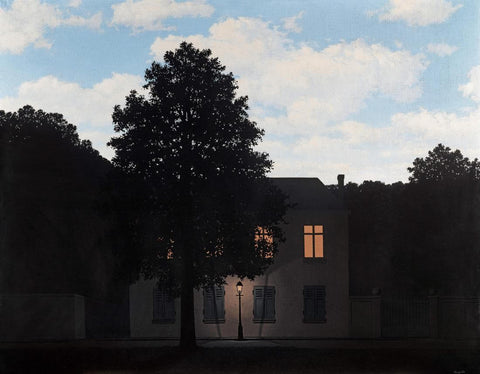 Dominion Of The Lights, 1961 (LEmpire des Lumieres) - Rene Magritte - Surrealist Art Painting by Rene Magritte
