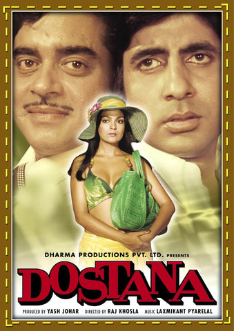 Dostana - Amitabh Bachchan - Classic Hindi Movie Poster - Art Prints