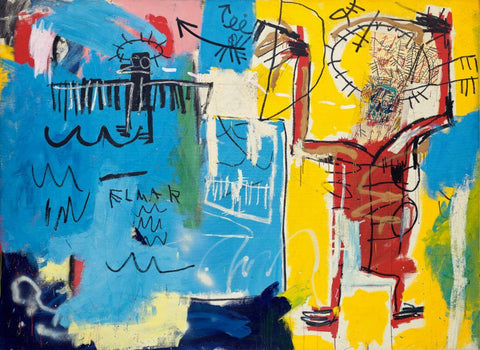 ELMAR -  Jean-Michael Basquiat - Neo Expressionist Painting by Jean-Michel Basquiat