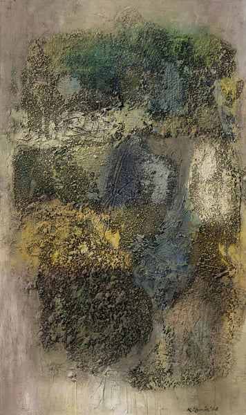Earth -  Mohammad Kibria - Modern Masters Contemporary Abstarct Painting - Canvas Prints
