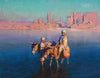 El-Seboua in Egypt - Adam Styka - Vintage Orientalist Painting Of Egypt - Framed Prints