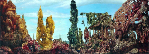 Europe After The Rains II - Max Ernst - Surrealist Art Masterpiece Painting by Max Ernst