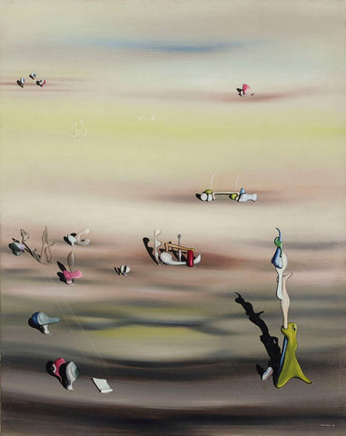 Extinction Of Species  (Lextinction Des Especes) - Yves Tanguy  - Surrealist Art Paintings by Yves Tanguy