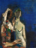Figures - M F Husain Painting - Canvas Prints
