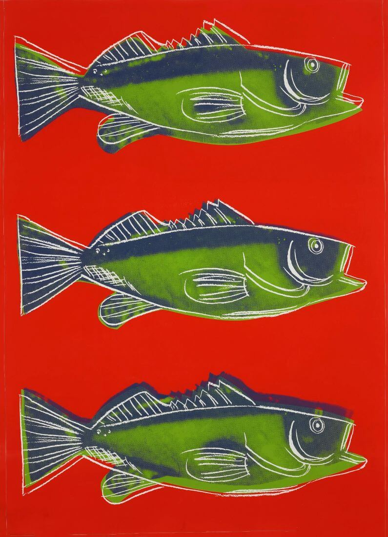 Fish (Red) - Andy Warhol - Pop Art Painting by Andy Warhol | Buy