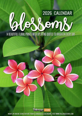 2026 Wall Calendar - Blossoms - Floral Pictures by Tallenge Store