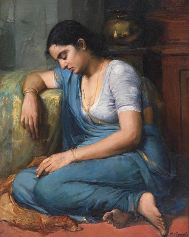 Forsaken - Antonio Xavier Trindade - Indian Art Painting - Framed Prints