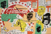 Four Hands - Jean-Michael Basquiat - Neo Expressionist Masterpiece Painting - Posters