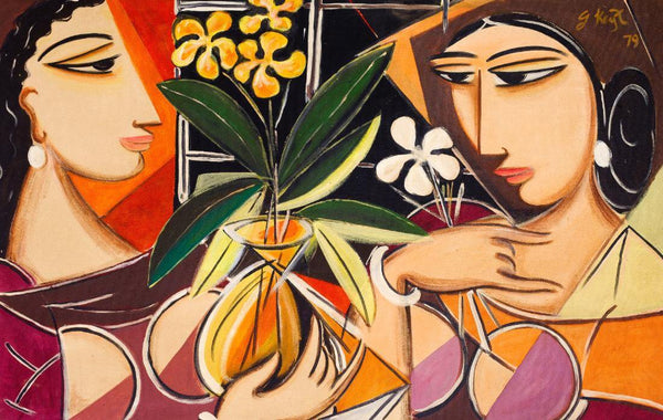 Friends - George Keyt Painting - Posters