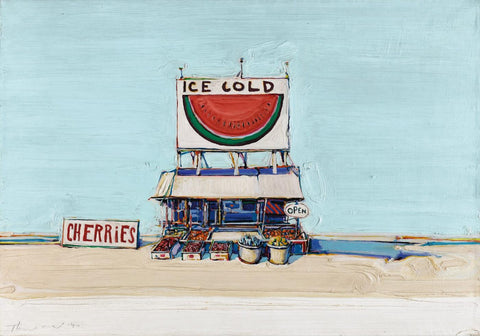 Fruit Stand - Wayne Thiebaud by Wayne Thiebaud