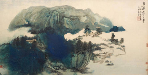 Garden Of Eight Virtues - Zhang Daqian - Chinese Impressionist Art Painting - Art Prints