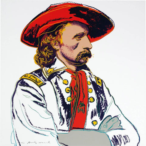 General Custer - Cowboys And Indians Series - Andy Warhol - Pop Art Print by Andy Warhol