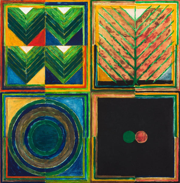 Germination - S H Raza Painting - Large Art Prints