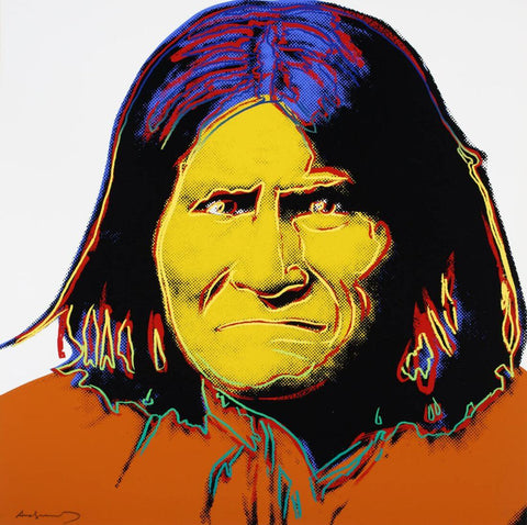 Geronimo - Cowboys And Indians Series - Andy Warhol - Pop Art Print by Andy Warhol