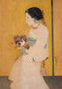 Girl With A Duck - Gaganendranath Tagore - Bengal School Painting - Canvas Prints