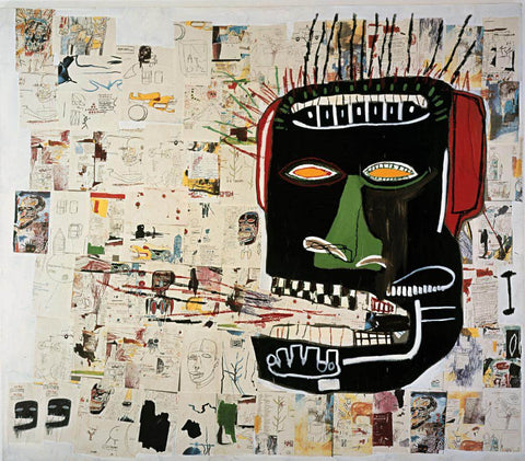 Glenn - Jean-Michel Basquiat  - Neo Expressionist Painting by Jean-Michel Basquiat