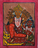 Goddess Durga - Bengal Patua Folk Art Paintingpy) - Canvas Prints