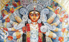 Goddess Durga - Contemporary Art Painting - Canvas Prints