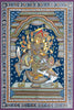 Goddess Durga Mahishasur Mardini - Orissa Pattachitra Painting - Folk Art Of India - Framed Prints