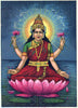 Goddess Lakshmi  - Raja Ravi Varma Oleograph Print - Posters
