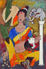 Goddess Lakshmi - Maqbool Fida Husain - Large Art Prints