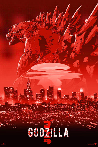 Godzilla - Tallenge Hollywood  Movie Poster Collection - Large Art Prints
