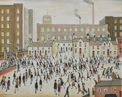 Going To Work - Laurence Stephen Lowry R A - Painting