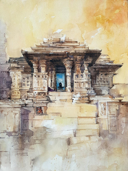 Gondeshwara Temple In Sinnar Maharashtra - Painting Of India - Posters