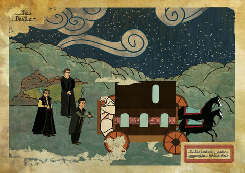 Goodfellas - Vintage Ottoman Miniature Style - Hollywood Classic Movie Poster - Framed Prints by Henry