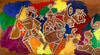 Goopy Gyne Bagha Byne (A Tribute To Satyajit Ray) - M F Husain Masterpiece Painting - Canvas Prints