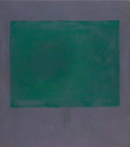 Green On Maroon (Verde Sobre Morado) - Mark Rothko - Color Field Painting by Mark Rothko