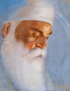 Guru Nanak Dev Meditating - Sobha Singh - Vintage Sikh Painting - Canvas Prints