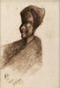 Head - Rabindranath Tagore Sketch - Bengal School - Indian Art Painting - Art Prints